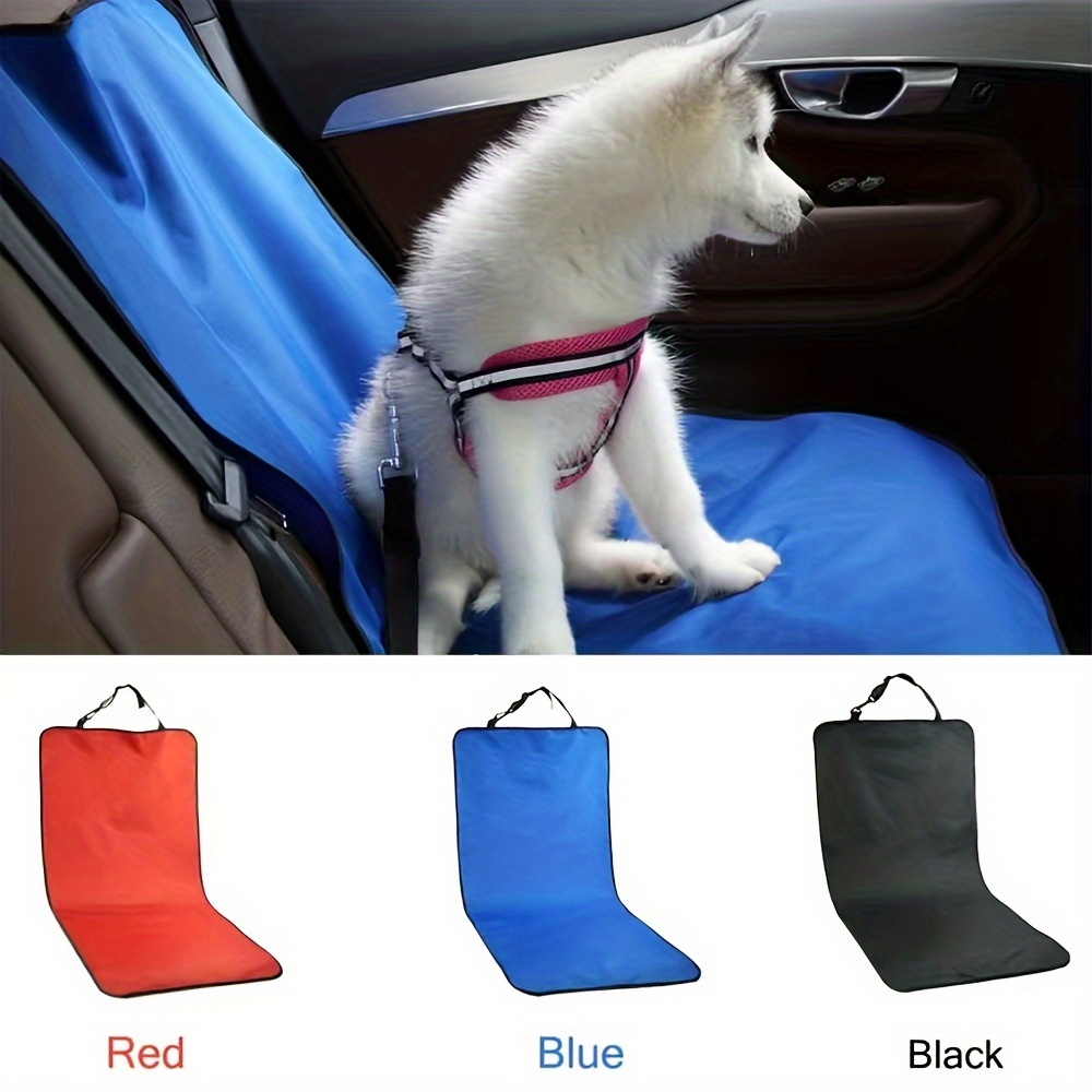 Dog Raincoat - 防水ペットカーシートカバー滑り止め犬猫後部座席プロテクター洗える自動車シートマットカーアクセサリー 106x49cm