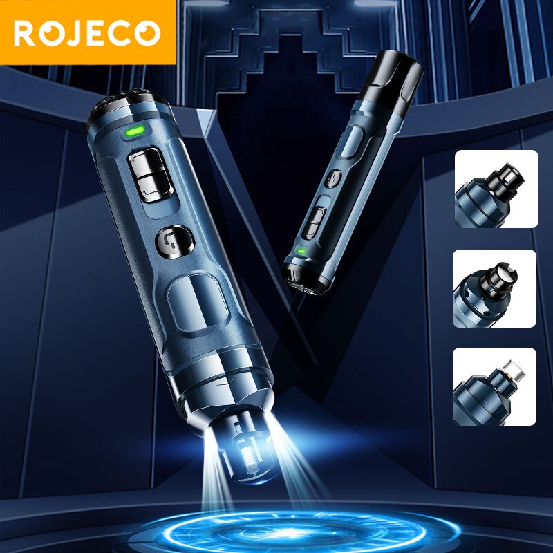 Pet Nail Grinder - ROJECO N30 電動犬の爪切り犬の爪グラインダー充電式プロフェッショナルペットクリッパー猫の爪カッターグルーミング