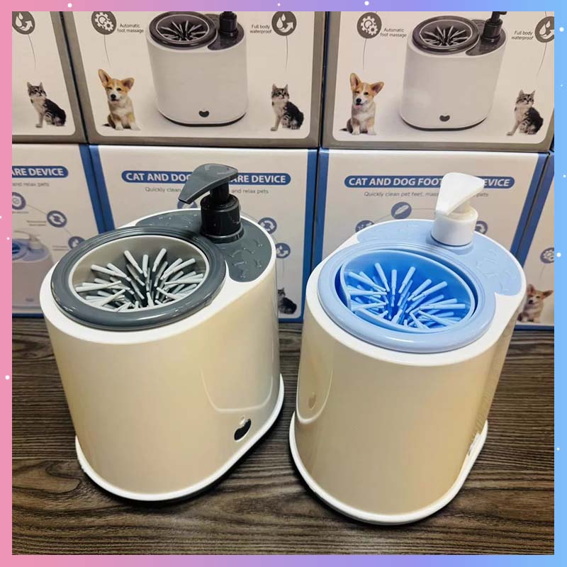 Dog Paw Cleaner - ペット自動足洗い機家庭用電気足洗い機犬と猫の足洗い機非拭き取り足洗い機