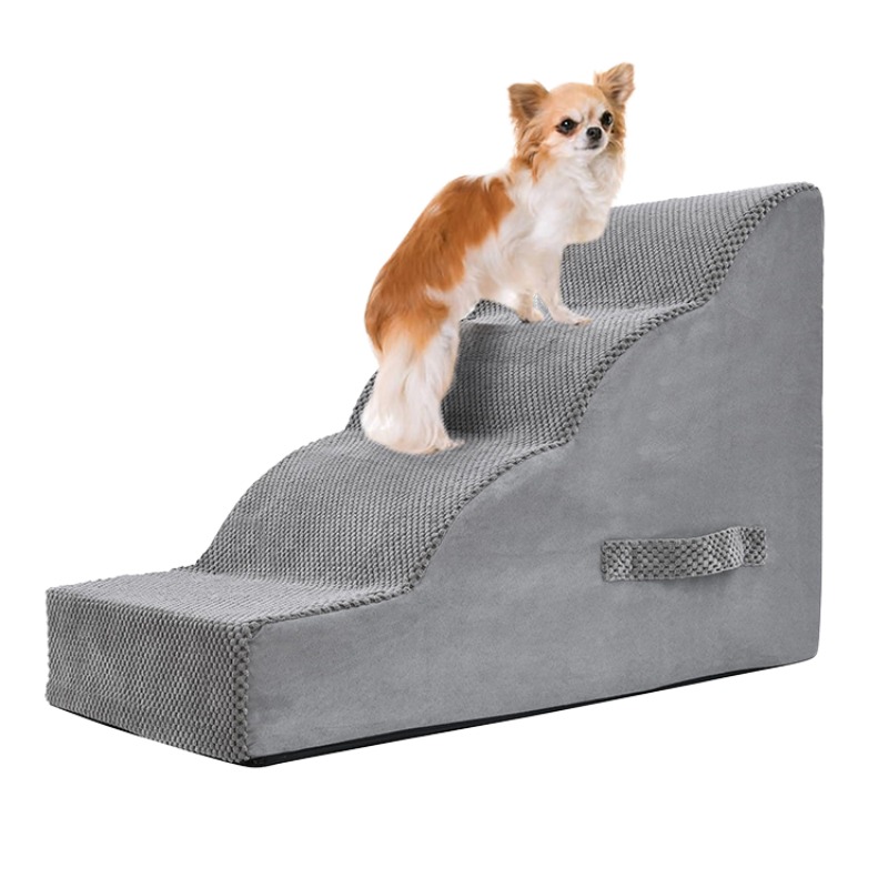 Pet Supplies In Store - カスタムペット用階段型スロープ、高密度フォーム安全スロープ、ペット用品店に最適