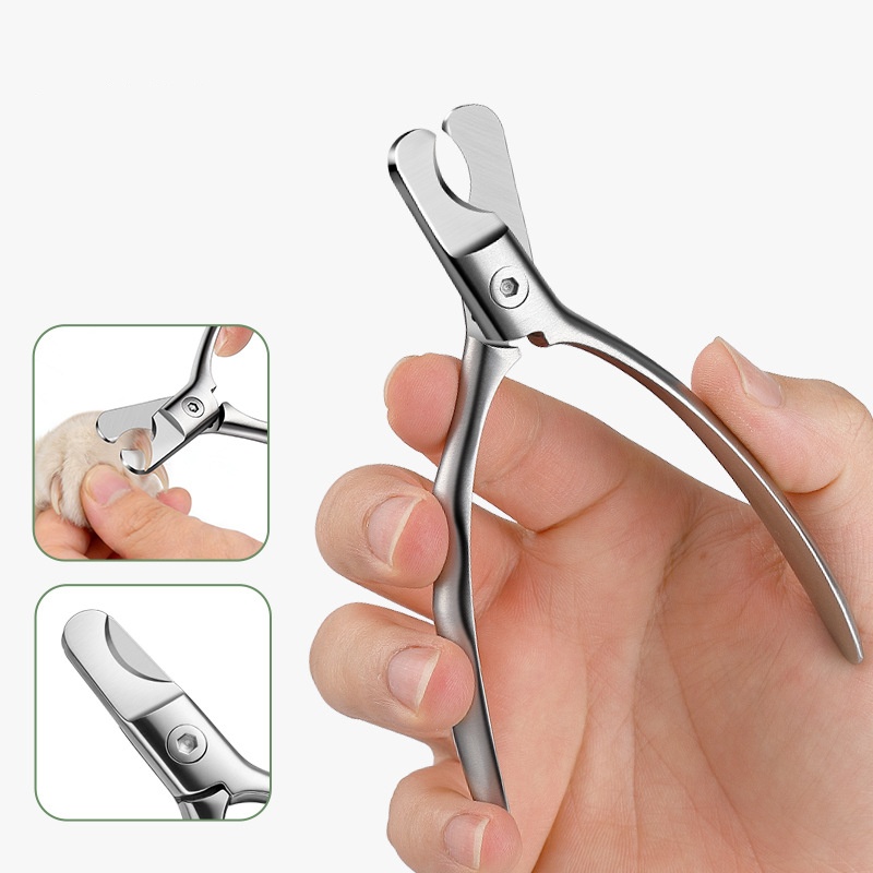 Pet Nail Grinder - プロフェッショナルなペット用爪切り、鋭利で安全なグルーミングツール、犬用爪切り、爪やすり、ステンレス製ペット用爪切り