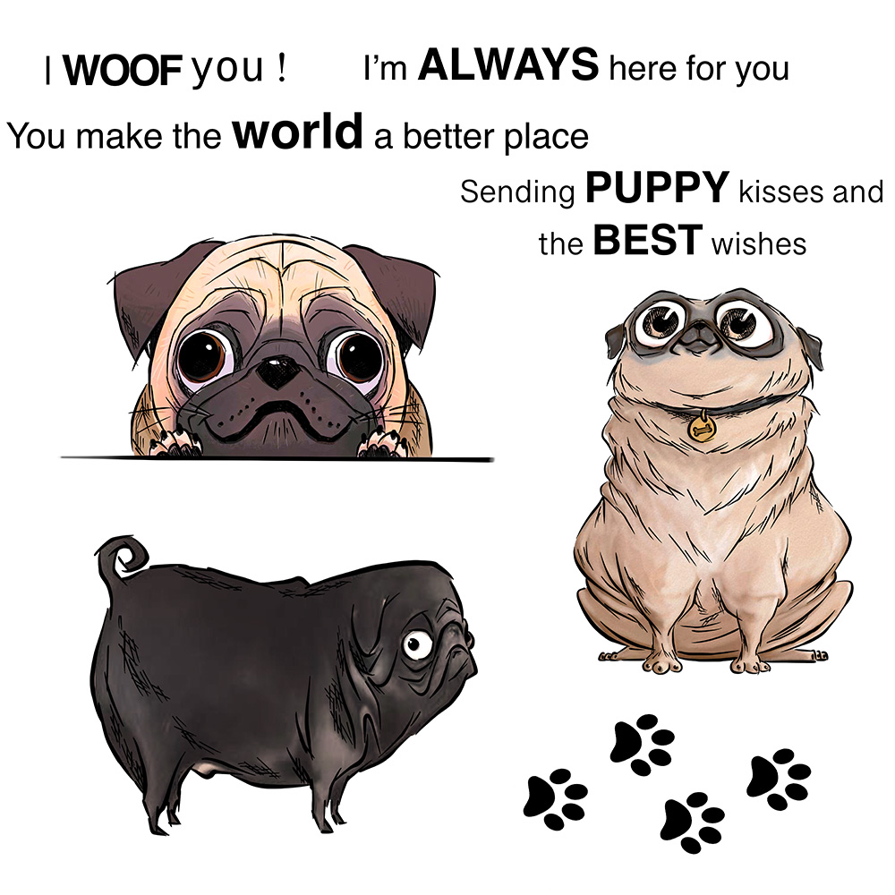 Dog Raincoat - ステンシル,金属,カッティング,スクラップブッキング,かわいい漫画の犬のモチーフ,クリエイティブなワークショップ