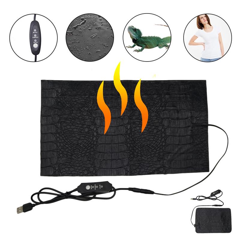 ペット用ポータブル暖房パッド,電気毛布ヒーター,調整可能,ポ - Reptile Heating Mat のレビューと価格