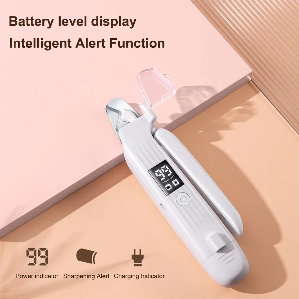 LEDライト付き2in1電動ペットネイルトリマー、ペットネイ - Pet Nail Grinder のレビューと価格