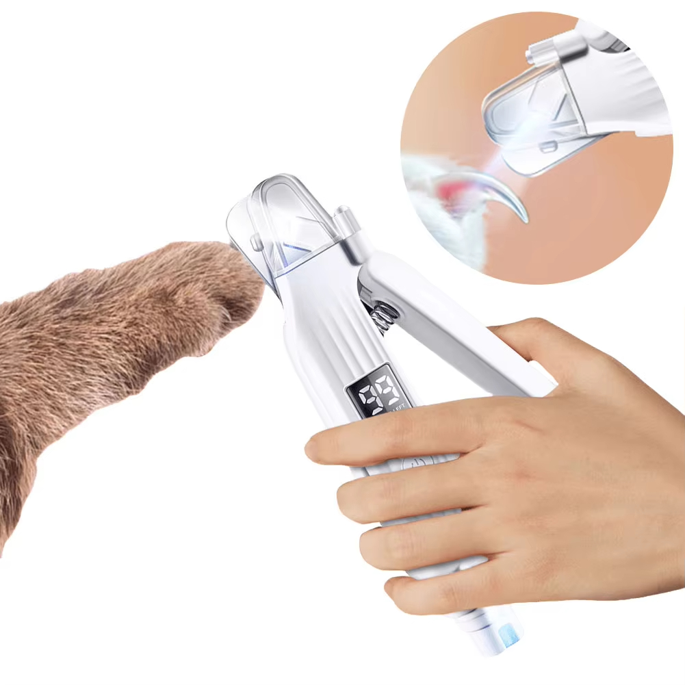 LEDライト付き2in1電動ペットネイルトリマー、ペットネイ - Pet Nail Grinder のレビューと価格