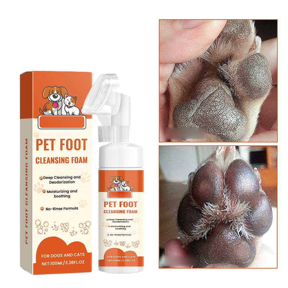 猫と犬の足と耳のための優しい洗浄用フットフォームクリーナー、 - Dog Paw Cleaner のレビューと価格