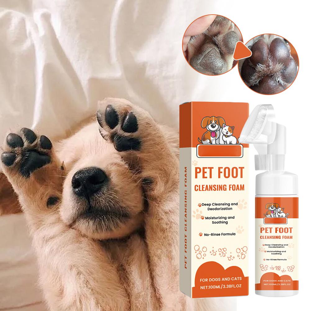 猫と犬の足と耳のための優しい洗浄用フットフォームクリーナー、 - Dog Paw Cleaner のレビューと価格