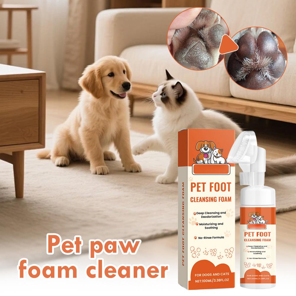 猫と犬の足と耳のための優しい洗浄用フットフォームクリーナー、 - Dog Paw Cleaner のレビューと価格