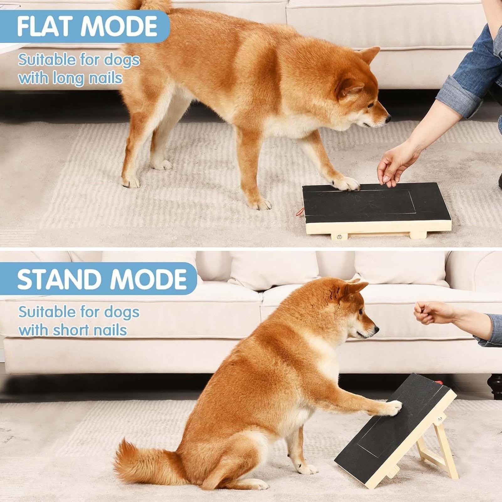 犬用爪やすりボード 引き出し式スナックボックス付き 木製サン - Pet Nail Grinder のレビューと価格