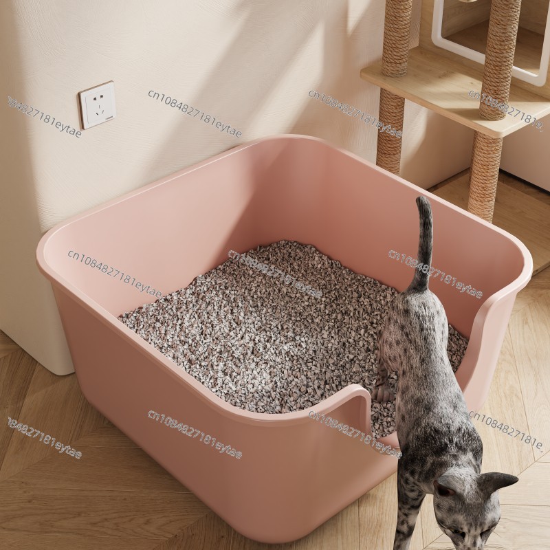 特大猫用トイレ 超大型セミクローズドオープン猫用トイレ 飛び - Pet Supplies Young のレビューと価格
