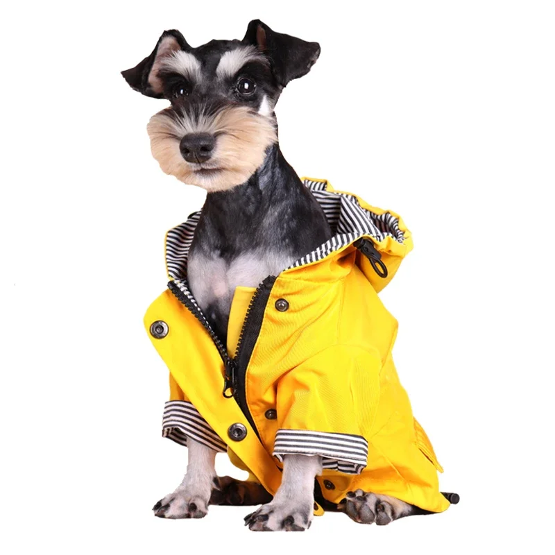 大型犬防水服犬レインコートペット防風ジャケットラブラドールフ - Dog Raincoat のレビューと価格