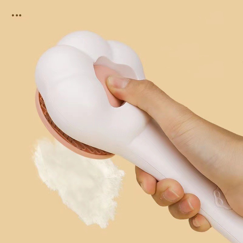 猫の足型デザインペットグルーミングブラシ、柔らかい針のマッサ - Dog Paw Cleaner のレビューと価格