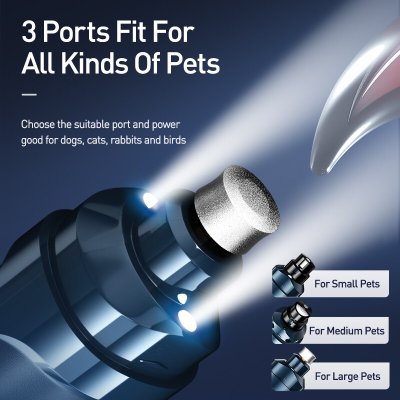 ROJECO N30 電動犬の爪切り犬の爪グラインダー充電式 - Pet Nail Grinder のレビューと価格