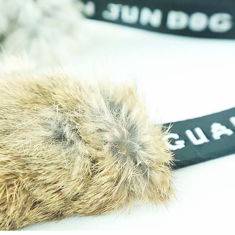 高品質のウサギの皮犬用噛む布製犬用噛むおもちゃ若い犬のトレー - Pet Supplies Young のレビューと価格