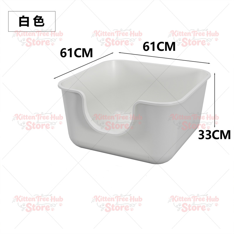 特大猫用トイレボックス 特大サイズ 半密閉型オープン猫用トイ - Pet Supplies Young のレビューと価格