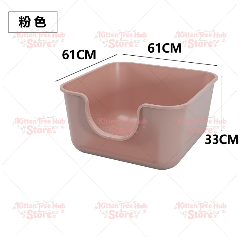 特大猫用トイレボックス 特大サイズ 半密閉型オープン猫用トイ - Pet Supplies Young のレビューと価格
