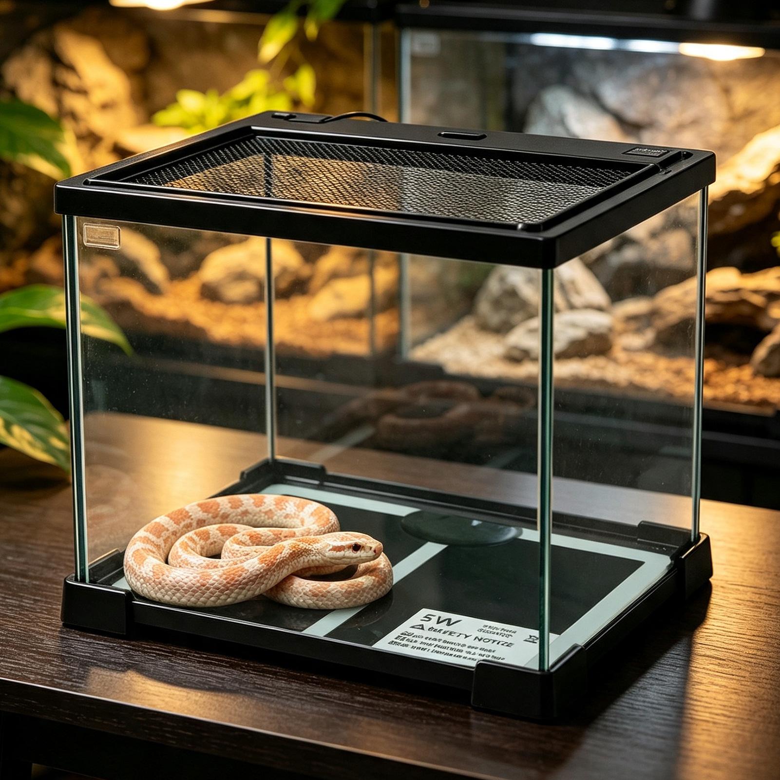 爬虫類用ヒートマット 5W 爬虫類飼育ケージ用加熱パネルマッ - Reptile Heating Mat のレビューと価格