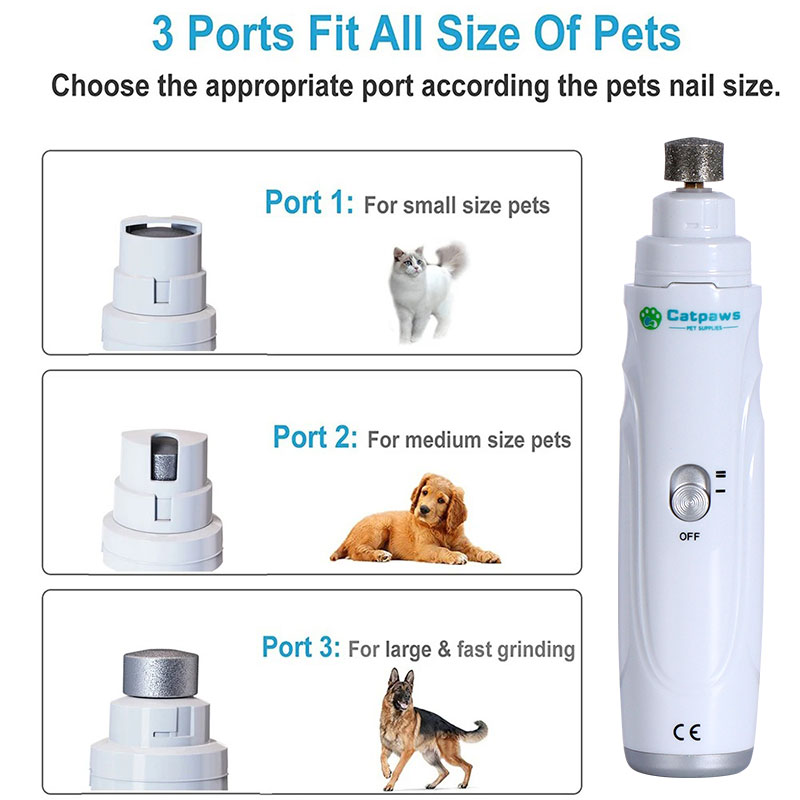 犬用爪切り USB充電式電動ペット爪研磨＆トリマー 無痛爪や - Pet Nail Grinder のレビューと価格