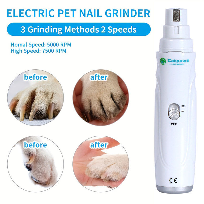 犬用爪切り USB充電式電動ペット爪研磨＆トリマー 無痛爪や - Pet Nail Grinder のレビューと価格
