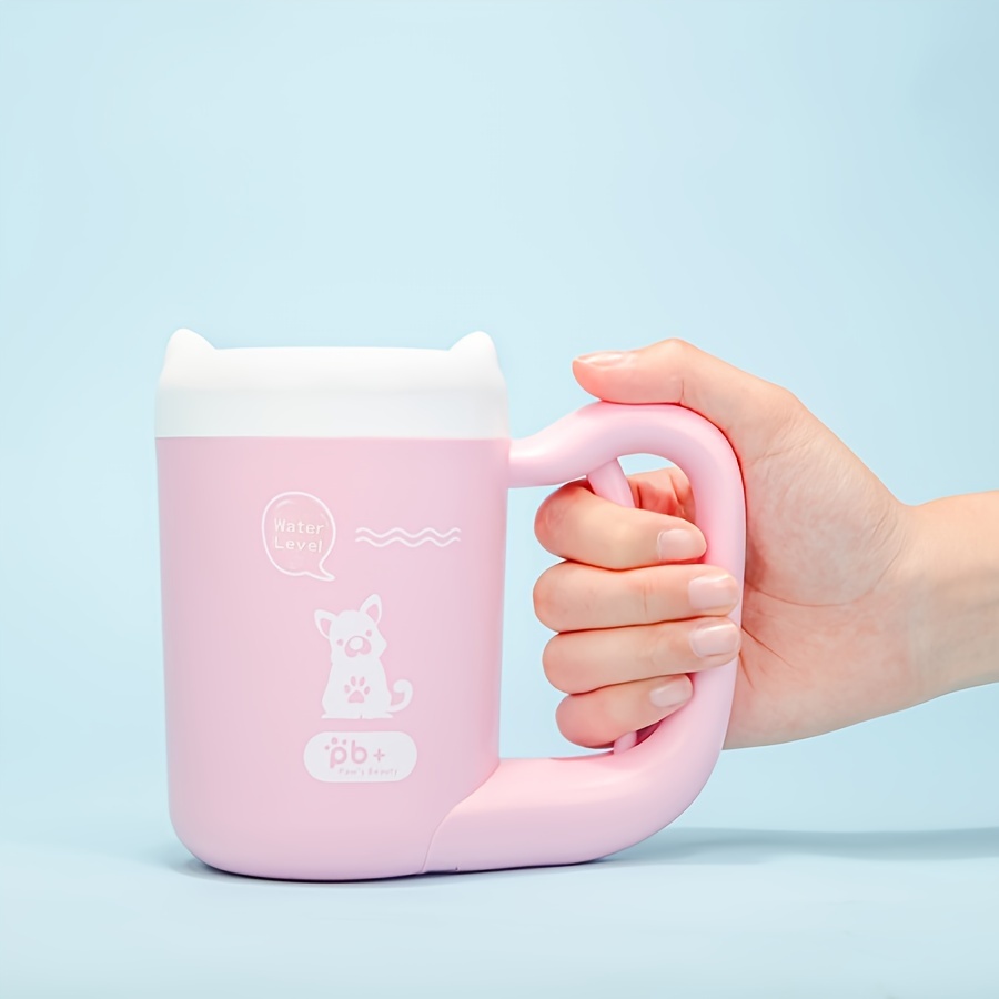 360 °   犬用足洗いカップ ポータブルペット足洗い器  - Dog Paw Cleaner のレビューと価格