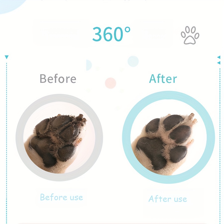 360 °   犬用足洗いカップ ポータブルペット足洗い器  - Dog Paw Cleaner のレビューと価格