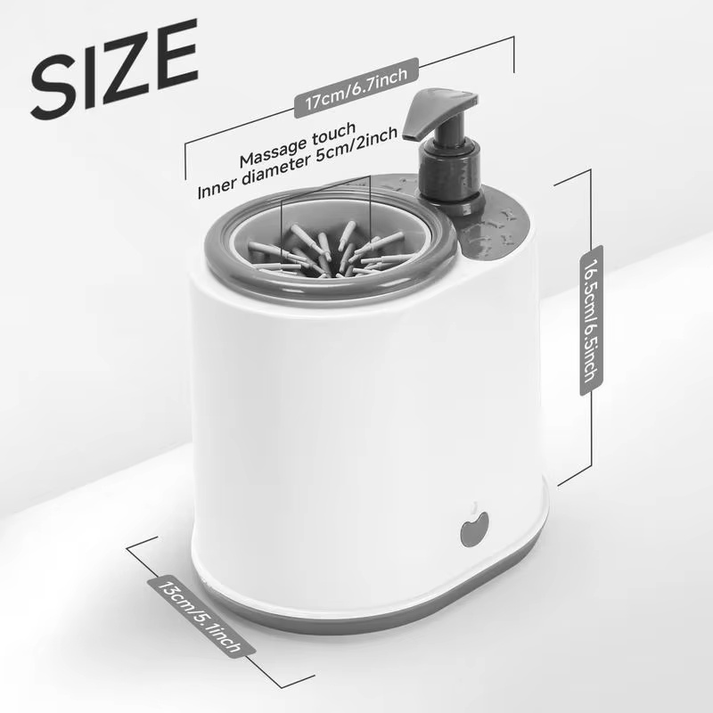 ペット自動足洗い機家庭用電気足洗い機犬と猫の足洗い機非拭き取 - Dog Paw Cleaner のレビューと価格