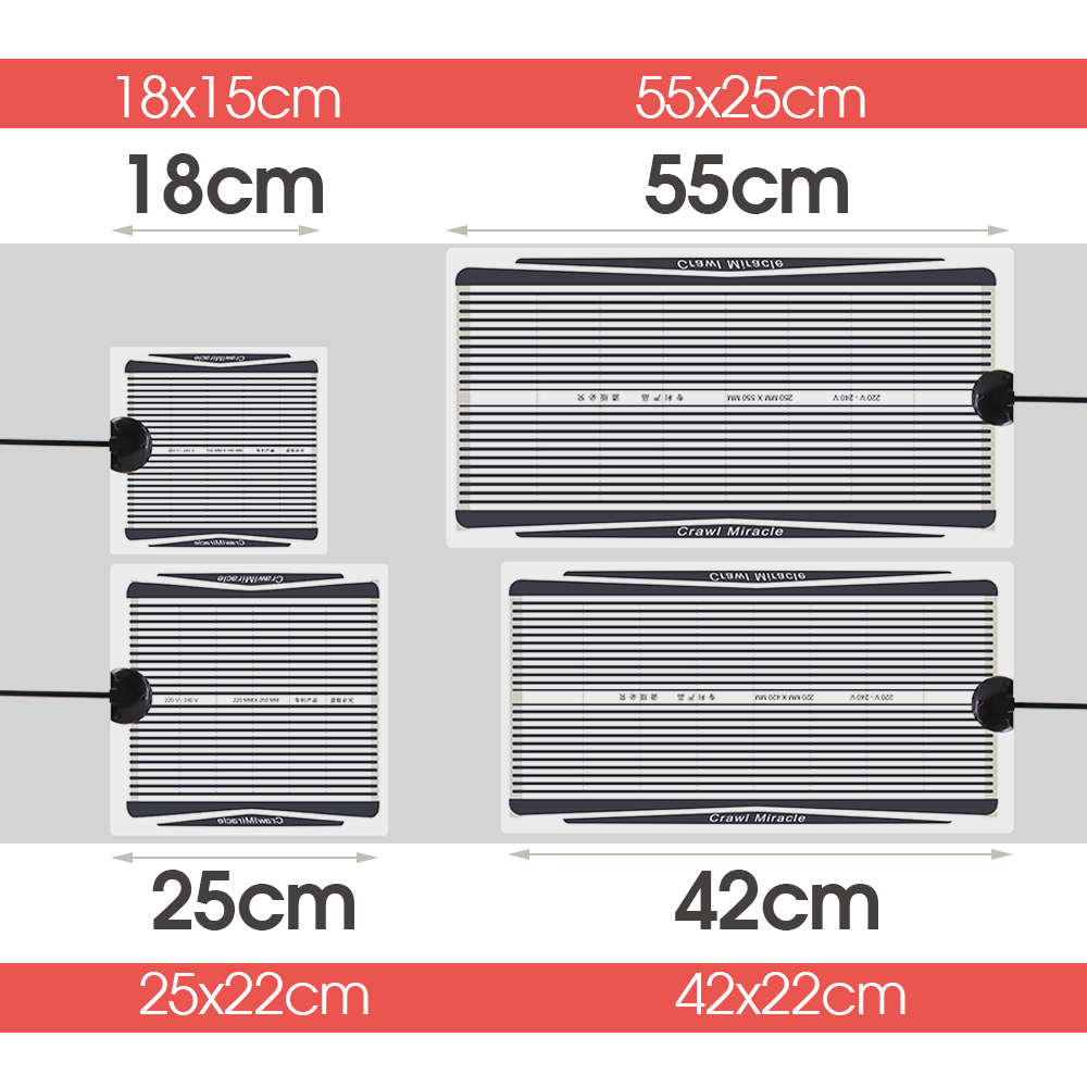 5w-35w植物加熱マット,グラファイト,調整可能な温度コン - Reptile Heating Mat のレビューと価格