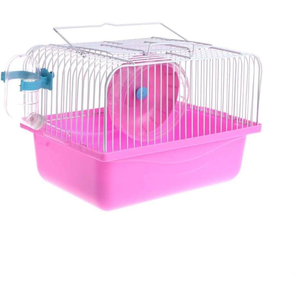 ペットハムスターケージ、ランニングホイール、ウォーターボトル - Hamster Cage Wheel のレビューと価格