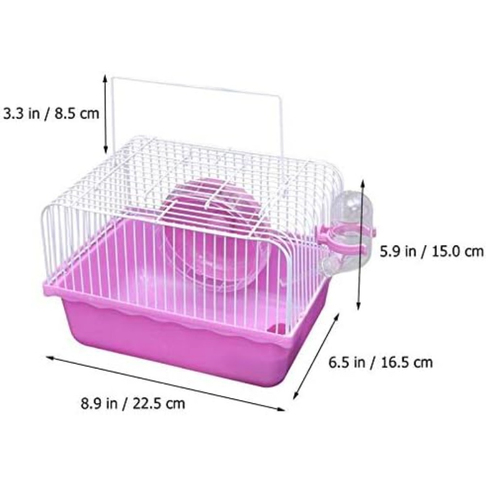 ペットハムスターケージ、ランニングホイール、ウォーターボトル - Hamster Cage Wheel のレビューと価格