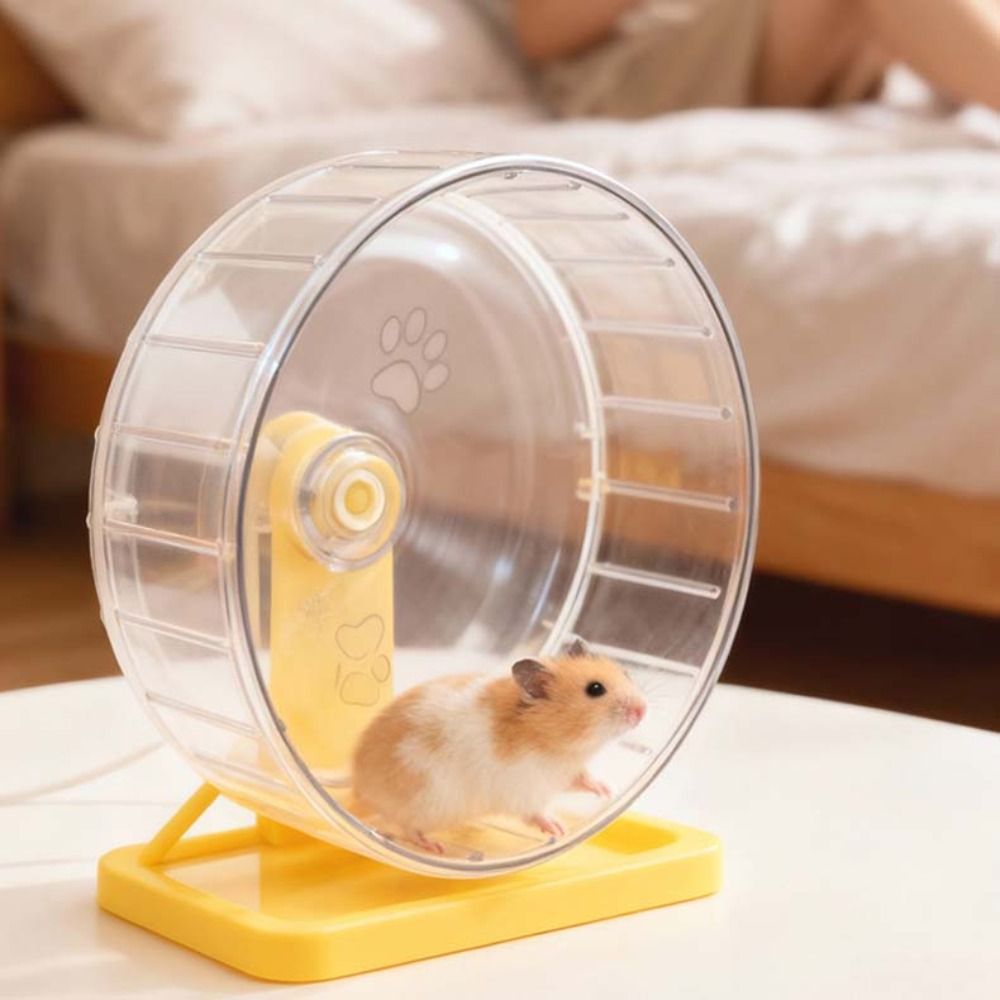 静音ハムスターランニングホイール、分解簡単、透明ペットエクサ - Hamster Cage Wheel のレビューと価格