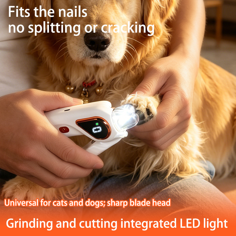 2in1ペットネイルクリッパーグラインダーLEDライト付き血 - Pet Nail Grinder のレビューと価格