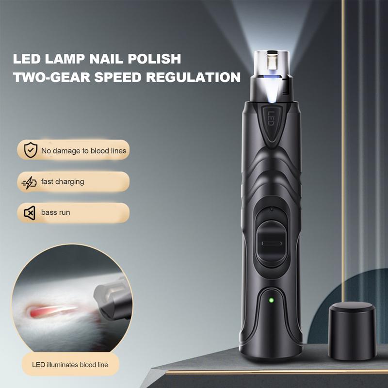 犬の爪グラインダー超静音電動爪グラインダー LED ライト爪 - Pet Nail Grinder のレビューと価格