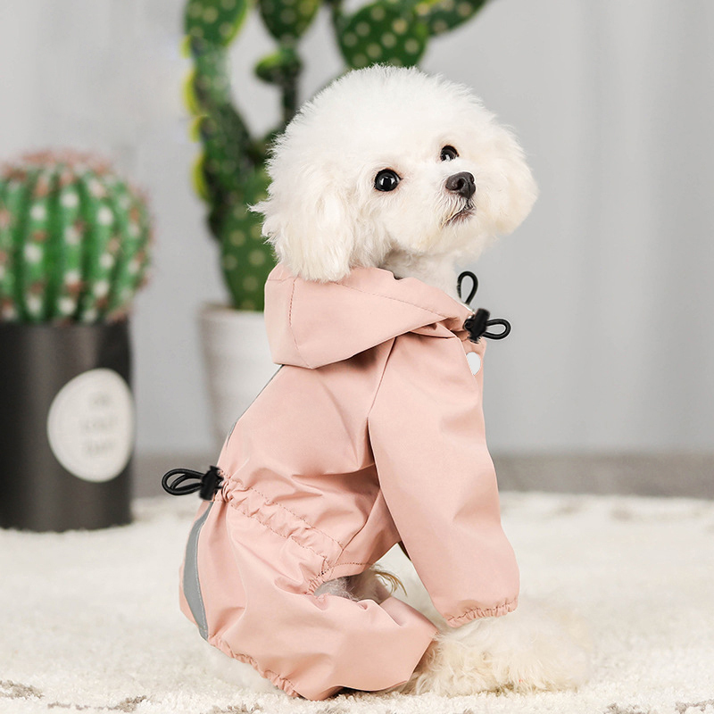 ペット用品 四本足レインコート 春夏用防水服 ベアシュナウザ - Dog Raincoat のレビューと価格