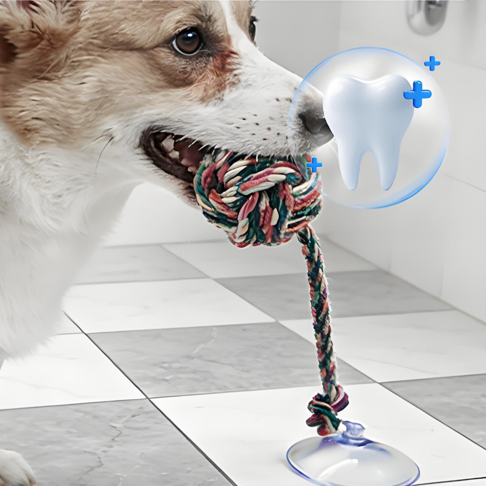 吸引ディスク犬用おもちゃ 噛みつきにくい床吸着犬用おもちゃ  - Pet Supplies Young のレビューと価格