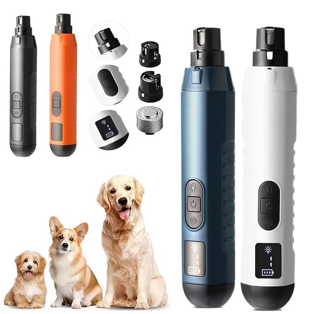 電動ペットネイルグラインダー 5段階速度調整、低騒音、犬猫用 - Pet Nail Grinder のレビューと価格