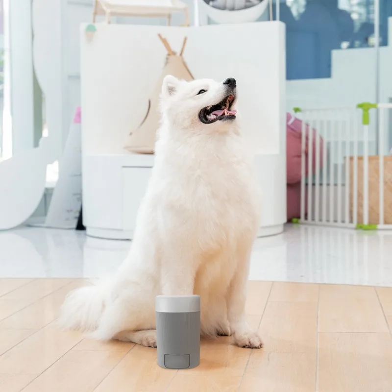 半自動ペット足洗いカップ、犬猫用ソフトシリコンブラシ付き、泥 - Dog Paw Cleaner のレビューと価格