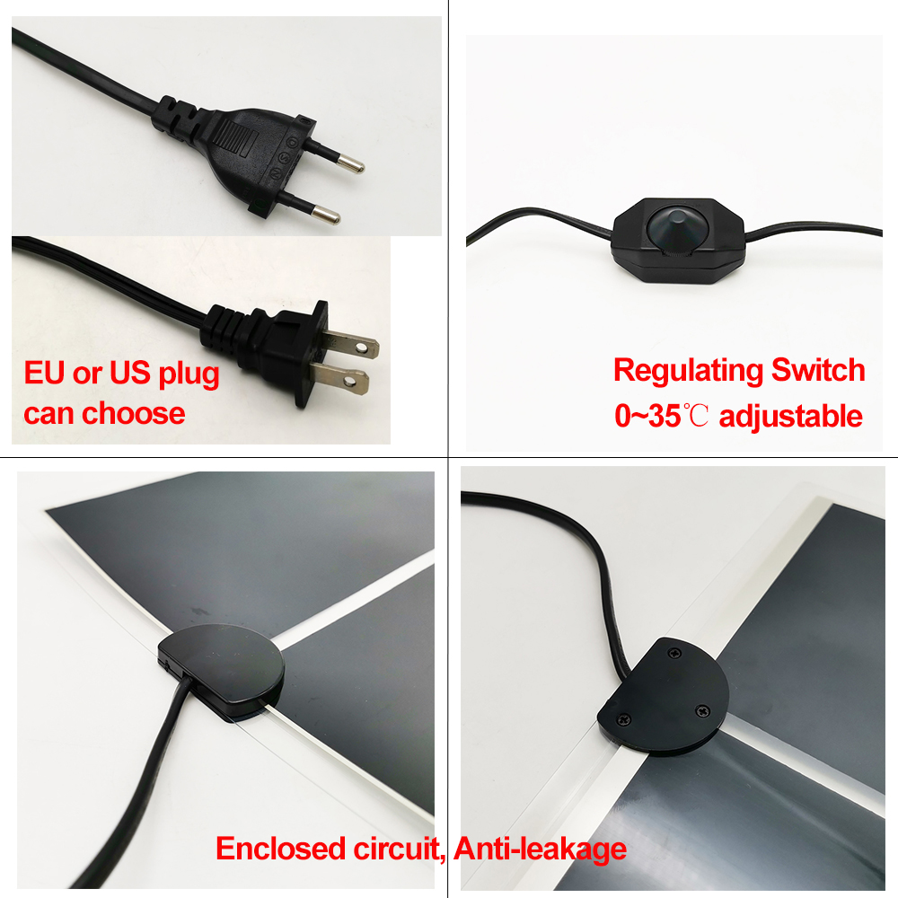 AC110V〜240V 爬虫類用保温マット 5-45W ペッ - Reptile Heating Mat のレビューと価格