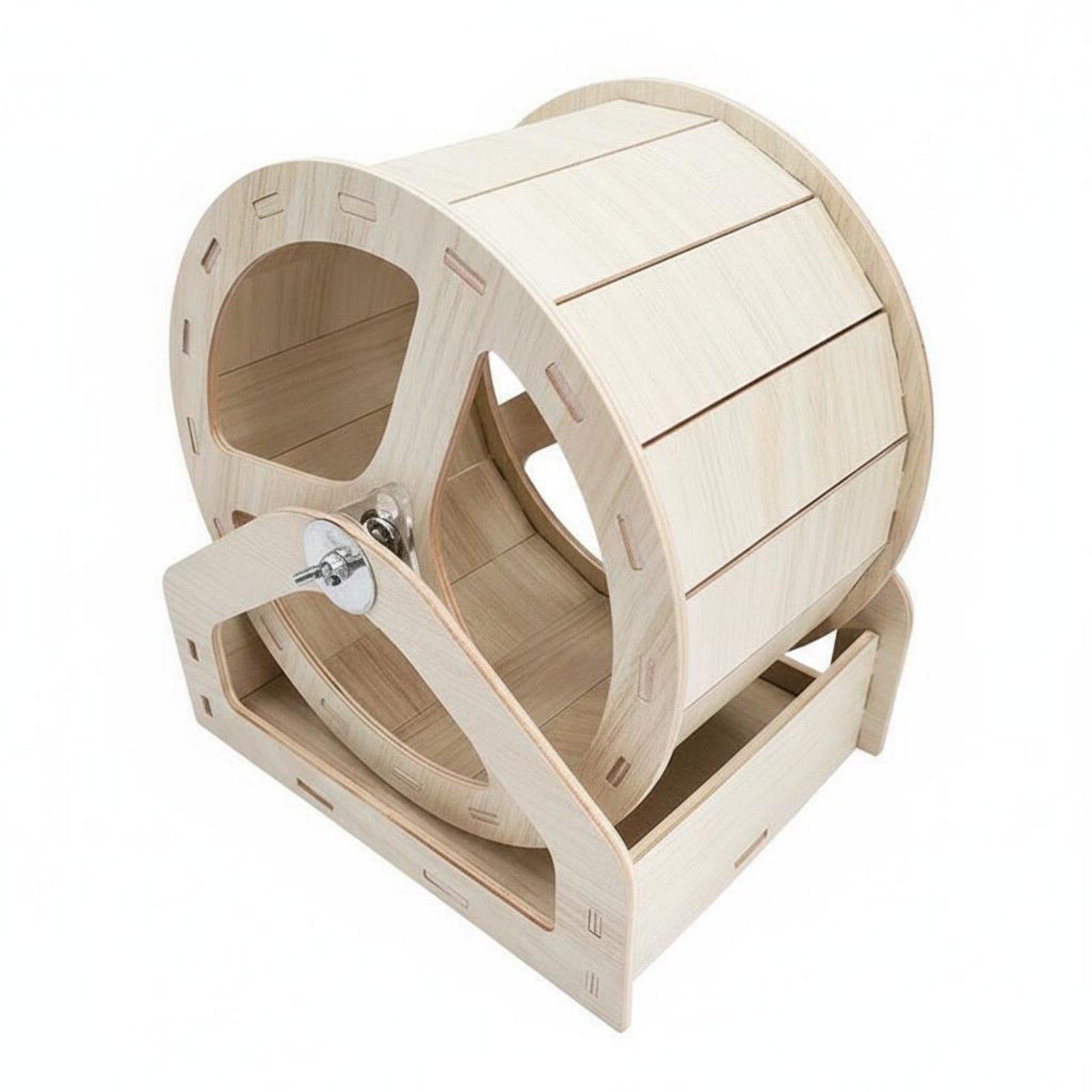 ハムスター運動用ホイール 無垢材 静音 ランニングローラー  - Hamster Cage Wheel のレビューと価格