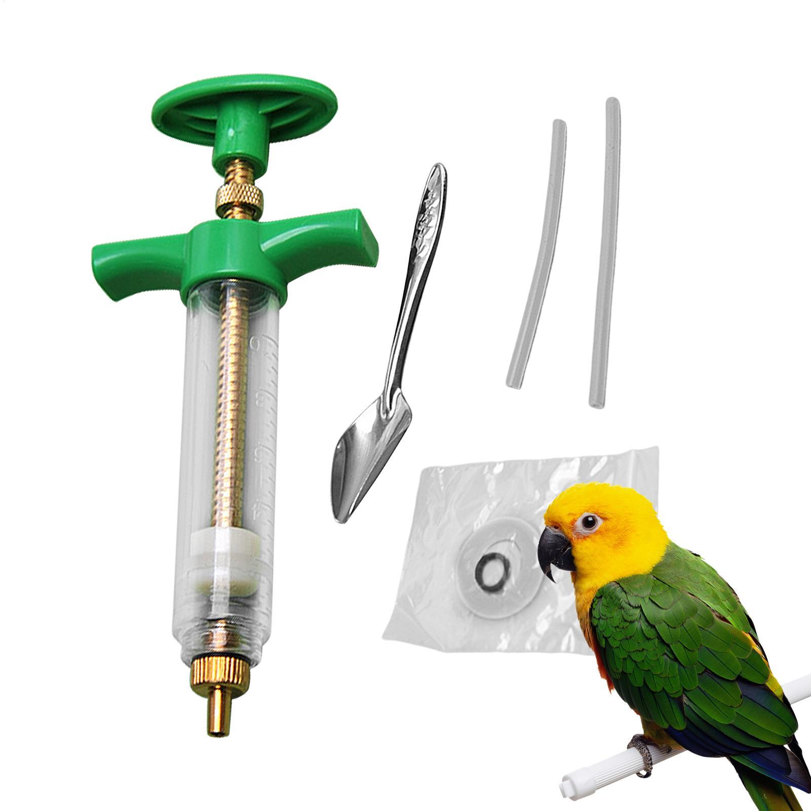 若鶏への手動給餌用注射器フィーダー（ホースとスプーン付き）、 - Pet Supplies Young のレビューと価格