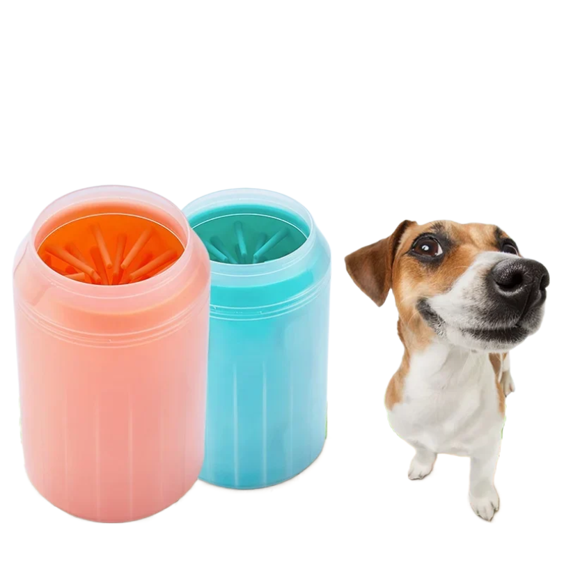 犬用足洗いカップ ソフトシリコンコーム付き 携帯用屋外ペット - Dog Paw Cleaner のレビューと価格