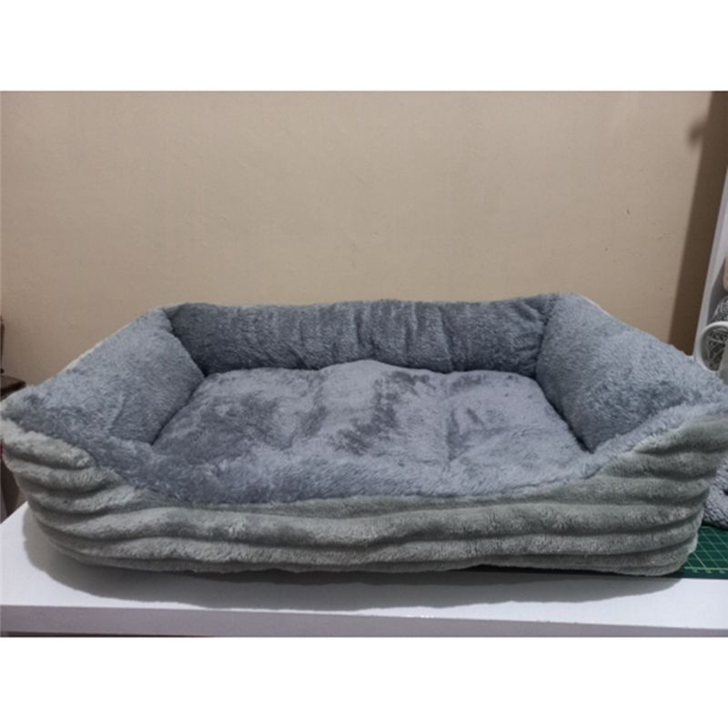 AEA9-グレー犬用ベッドペットスクエアプラッシュ犬用ケネル - Pet X Supplies & Tack のレビューと価格